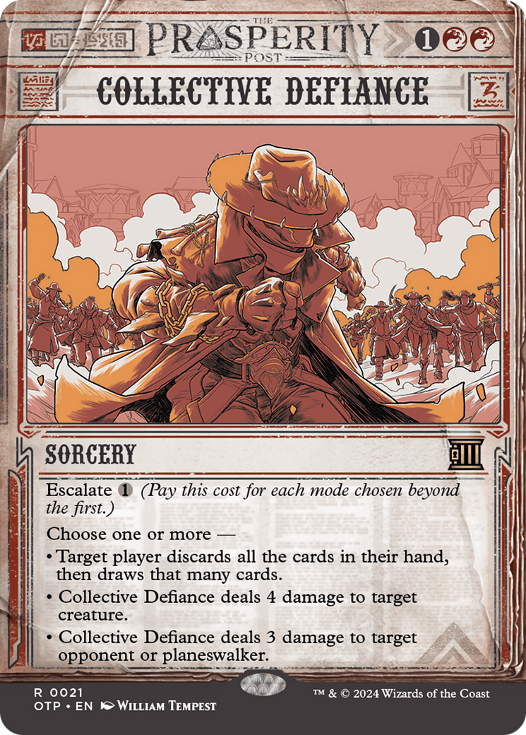 Collective Defiance [Outlaws of Thunder Junction: Breaking News] | Card Citadel