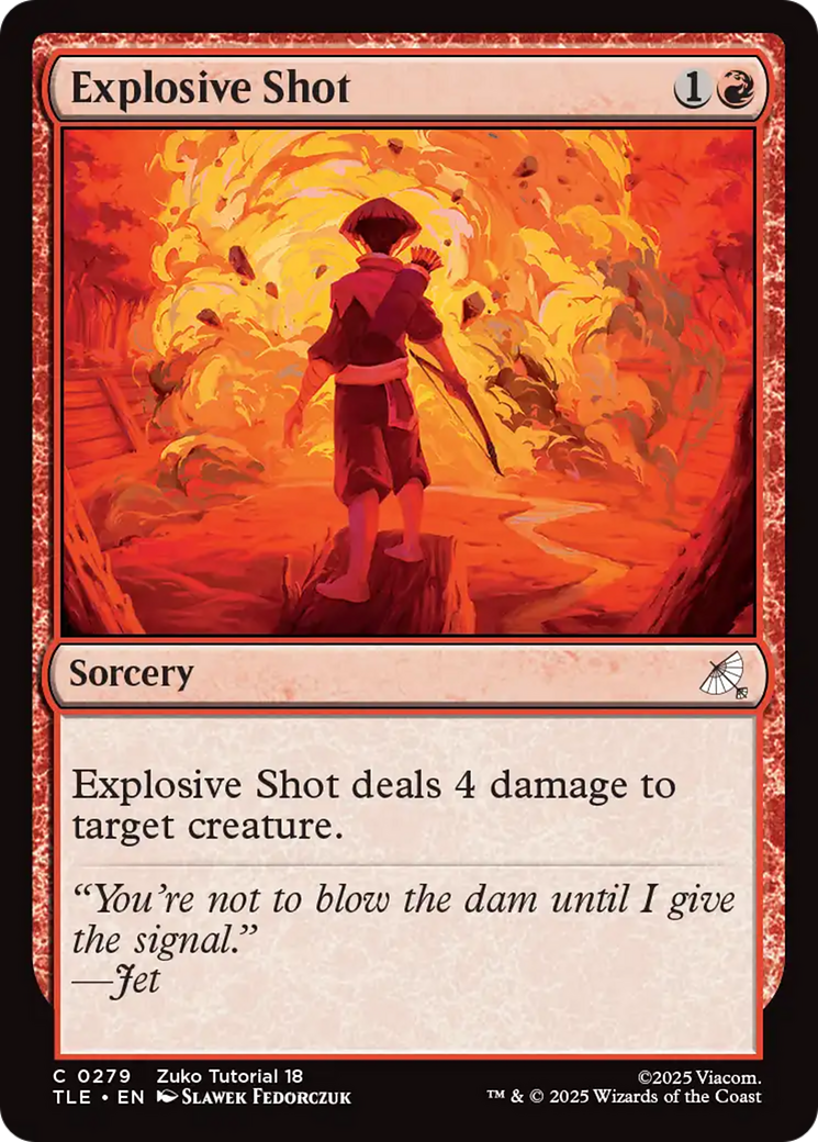Explosive Shot (0279) [Avatar: The Last Airbender: Eternal-Legal] | Card Citadel