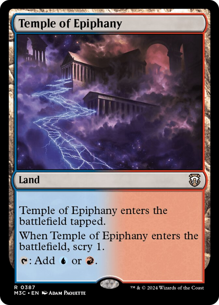 Temple of Epiphany [Modern Horizons 3 Commander] | Card Citadel