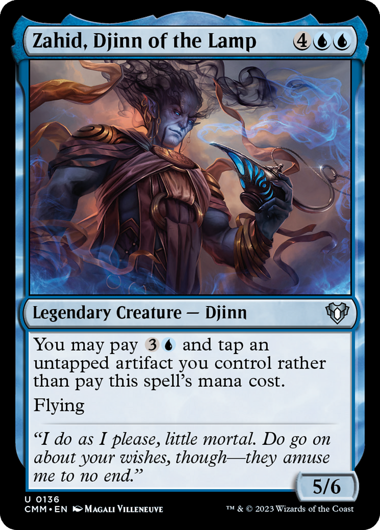 Zahid, Djinn of the Lamp [Commander Masters] | Card Citadel