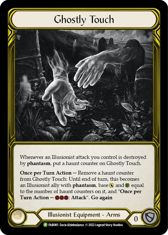 Ghostly Touch (Golden) [FAB085] (Promo)  Cold Foil | Card Citadel