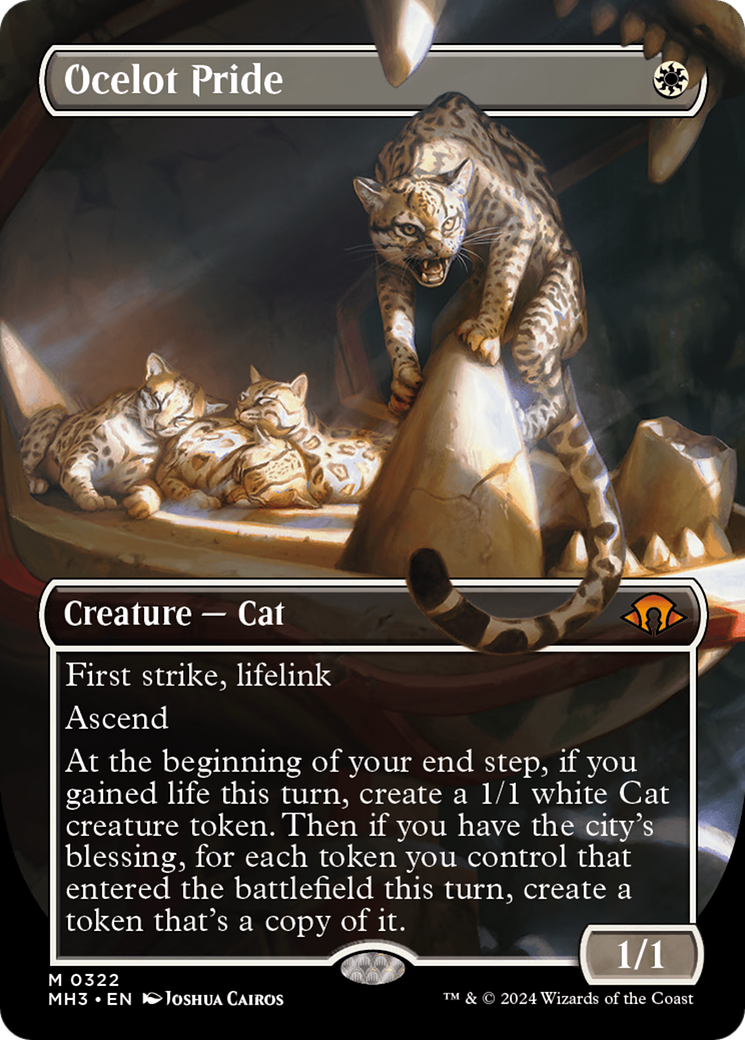 Ocelot Pride (Borderless) [Modern Horizons 3] | Card Citadel