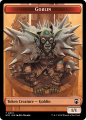 Tarmogoyf // Goblin Double-Sided Token [Modern Horizons 3 Commander Tokens] | Card Citadel