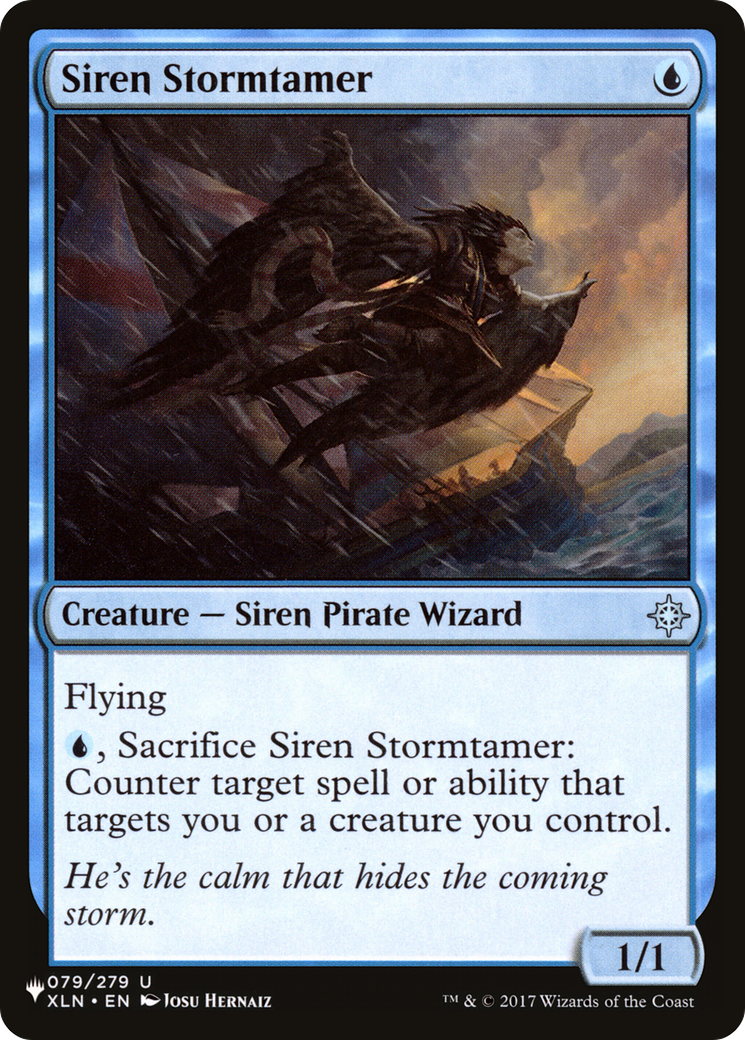 Siren Stormtamer [The List] | Card Citadel