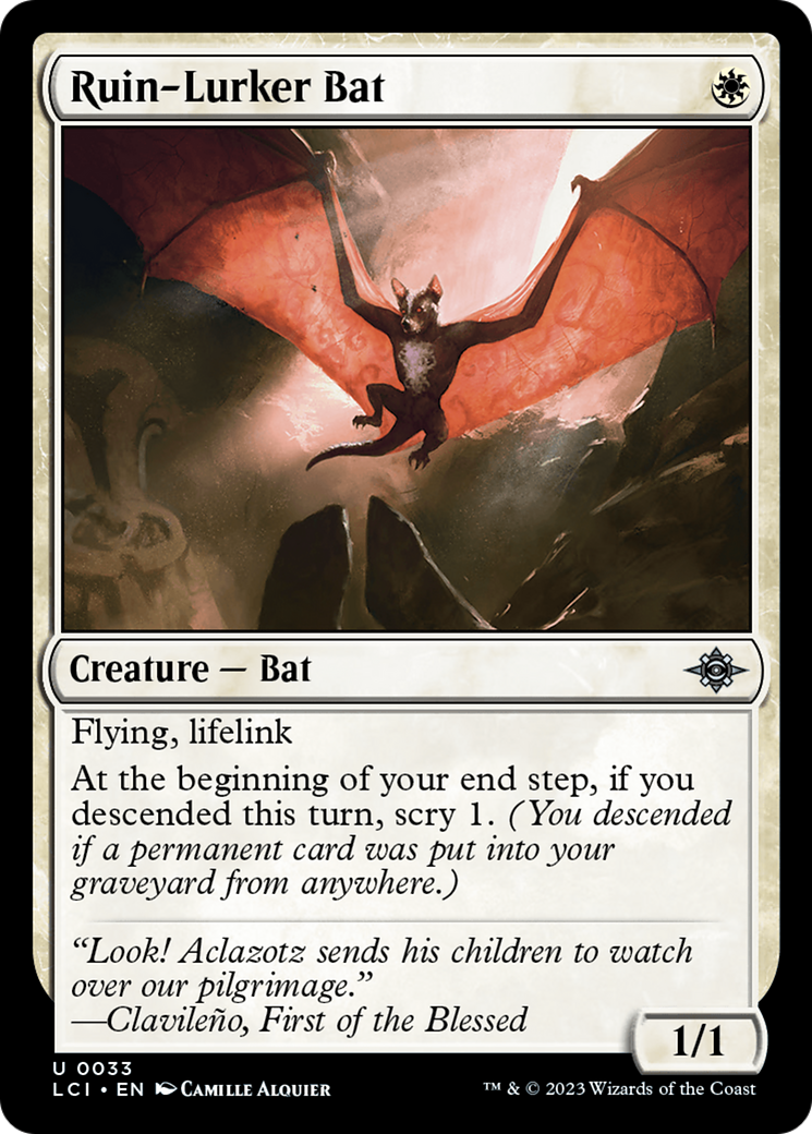 Ruin-Lurker Bat [The Lost Caverns of Ixalan] | Card Citadel