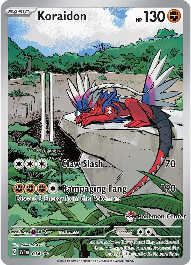 Koraidon (124/198) (Pokemon Center Exclusive) [Scarlet & Violet: Black Star Promos] | Card Citadel