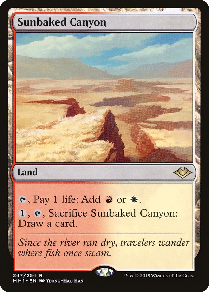 Sunbaked Canyon [Modern Horizons] | Card Citadel