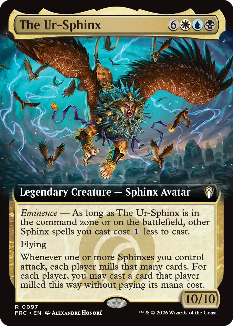 The Ur-Sphinx (Extended Art) [Reality Fracture Commander] | Card Citadel