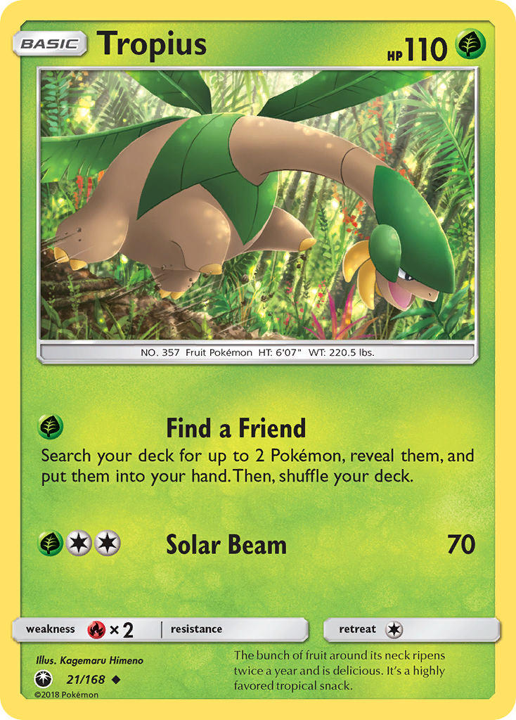 Tropius (21/168) [Sun & Moon: Celestial Storm] | Card Citadel