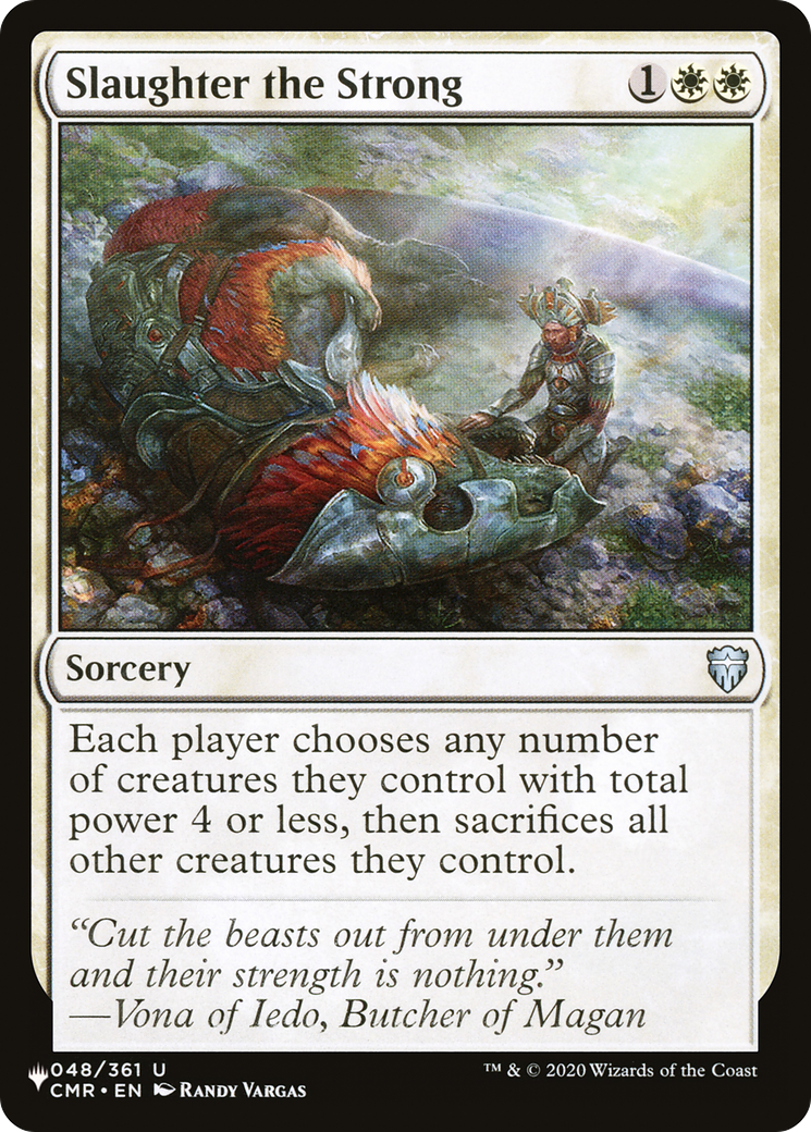 Slaughter the Strong [The List Reprints] | Card Citadel