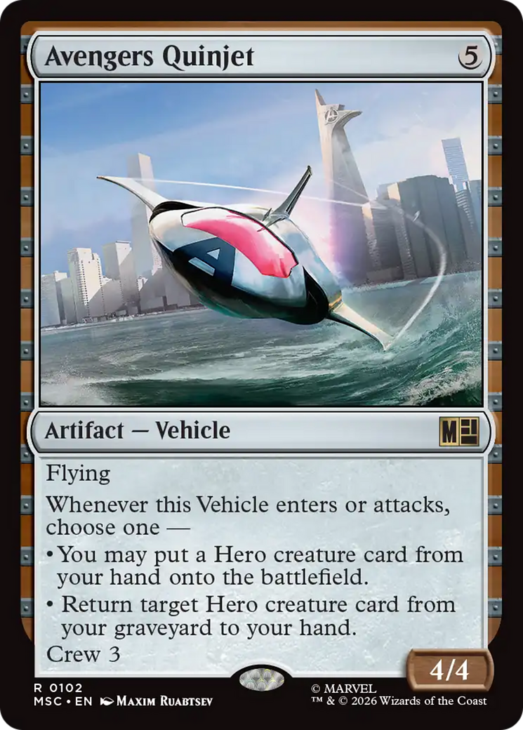 Avengers Quinjet [Marvel Super Heroes Commander] | Card Citadel