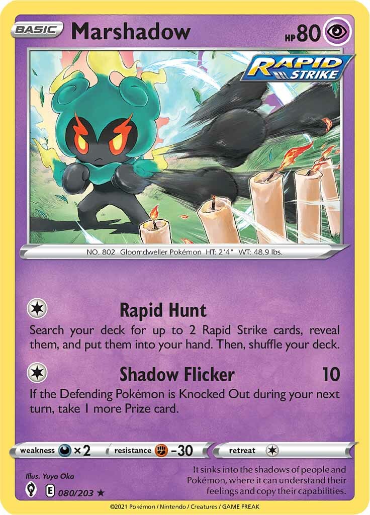 Marshadow (080/203) [Sword & Shield: Evolving Skies] | Card Citadel