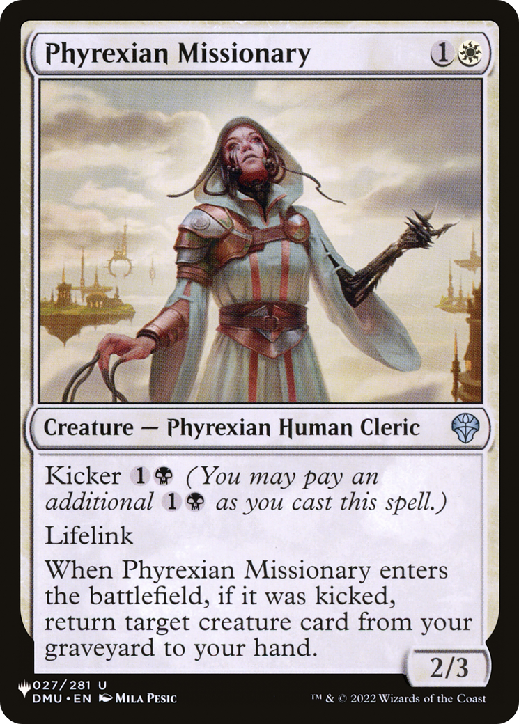 Phyrexian Missionary [The List Reprints] | Card Citadel