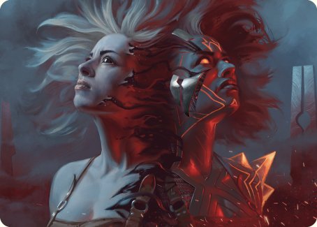 Thrill of Possibility Art Card [Phyrexia: All Will Be One Art Series] | Card Citadel