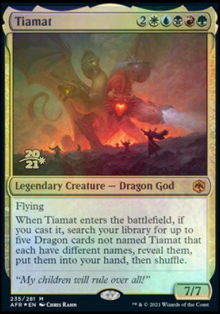 Tiamat [Dungeons & Dragons: Adventures in the Forgotten Realms Prerelease Promos] | Card Citadel