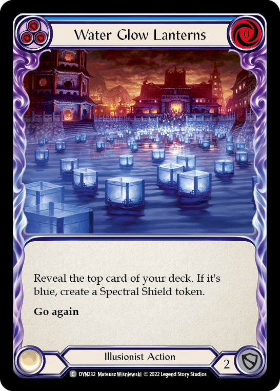 Water Glow Lanterns (Blue) [DYN232] (Dynasty) | Card Citadel