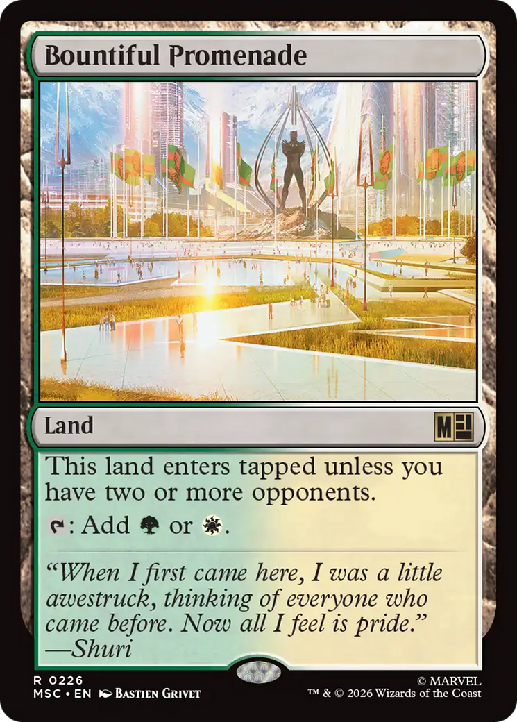 Bountiful Promenade [Marvel Super Heroes Commander] | Card Citadel