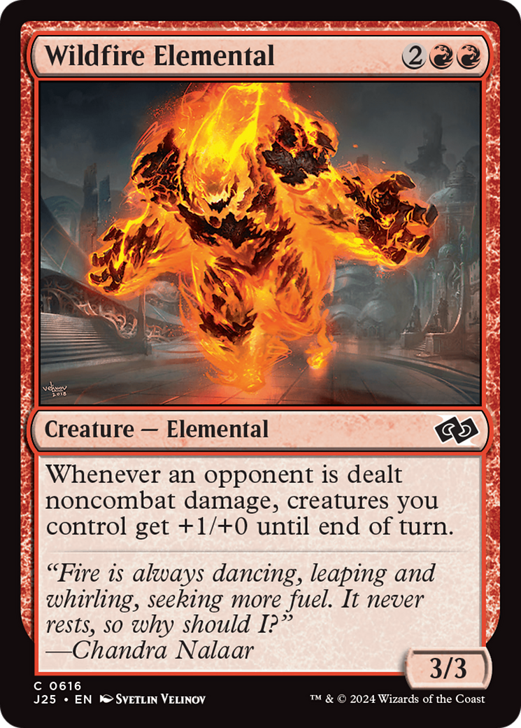 Wildfire Elemental [Foundations Jumpstart] | Card Citadel