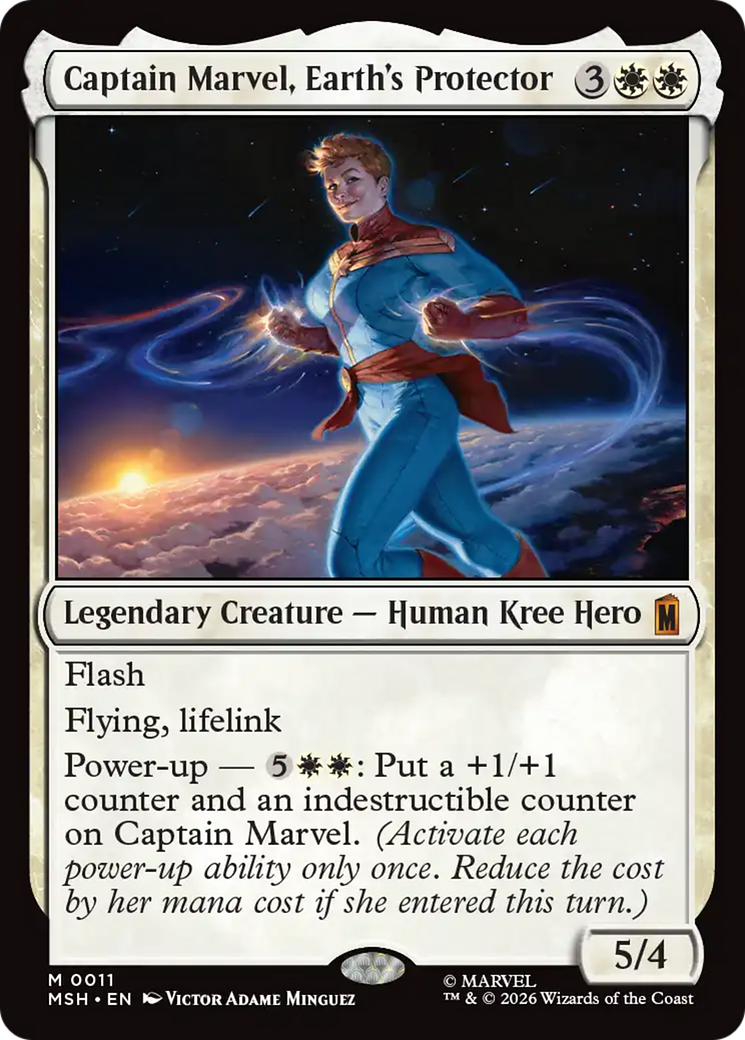 Captain Marvel, Earth's Protector [Marvel Super Heroes] | Card Citadel