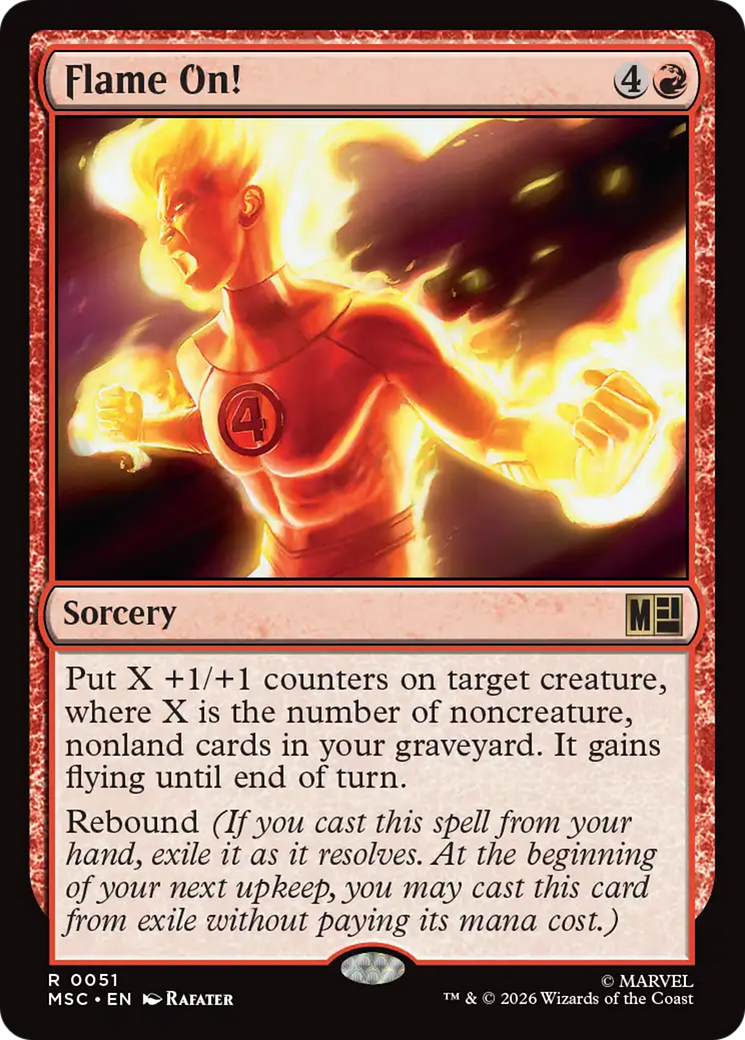 Flame On! (Surge Foil) [Marvel Super Heroes Commander] | Card Citadel
