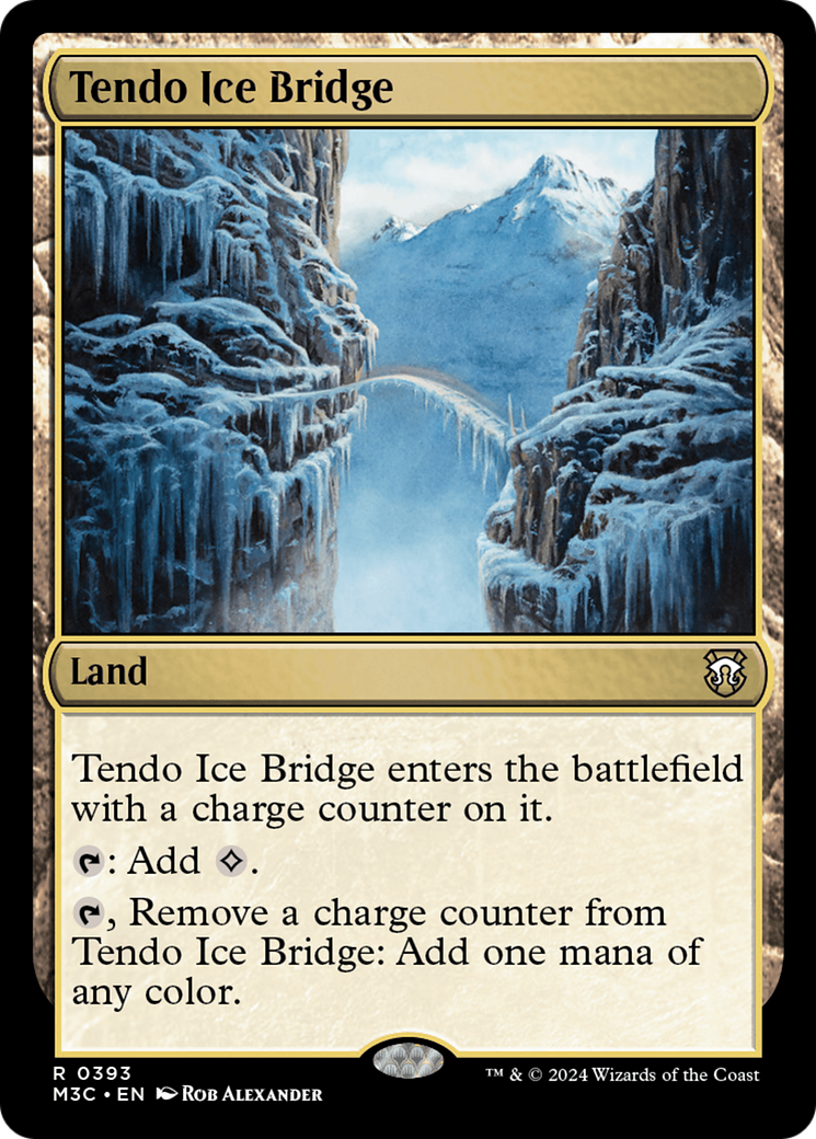 Tendo Ice Bridge (Ripple Foil) [Modern Horizons 3 Commander] | Card Citadel