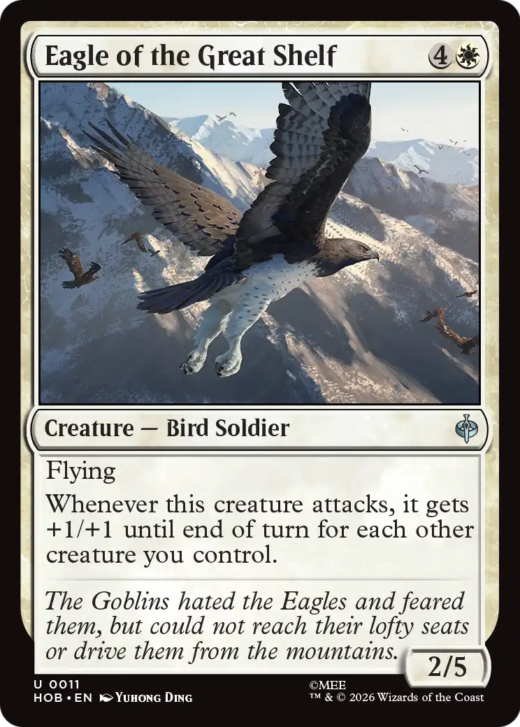 Eagle of the Great Shelf [The Hobbit] | Card Citadel