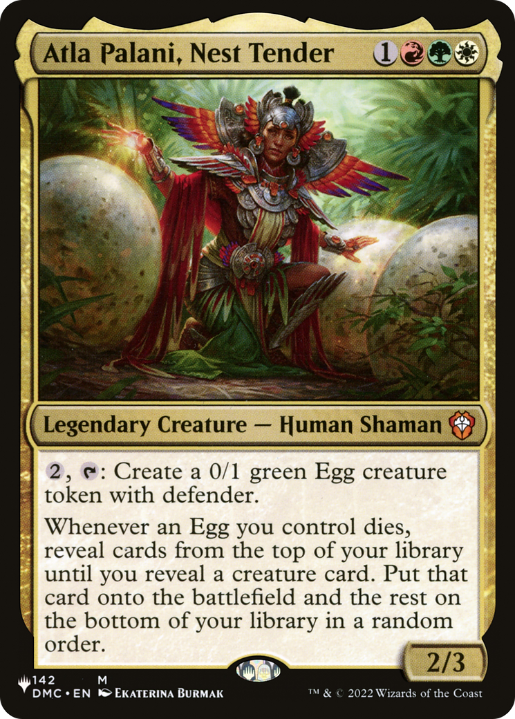 Atla Palani, Nest Tender (DMC) [The List] | Card Citadel