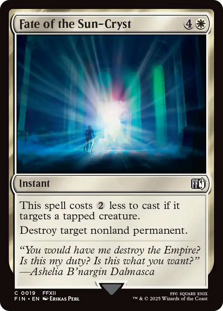 Fate of the Sun-Cryst [FINAL FANTASY] | Card Citadel