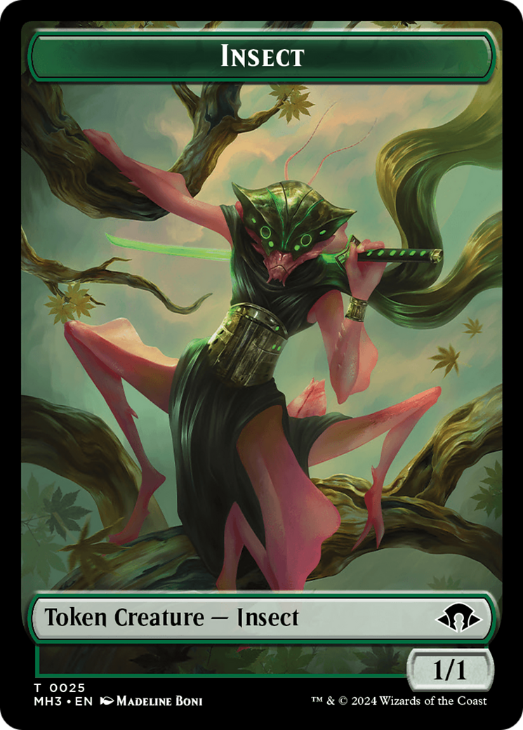 Insect Token (0025) [Modern Horizons 3 Tokens] | Card Citadel