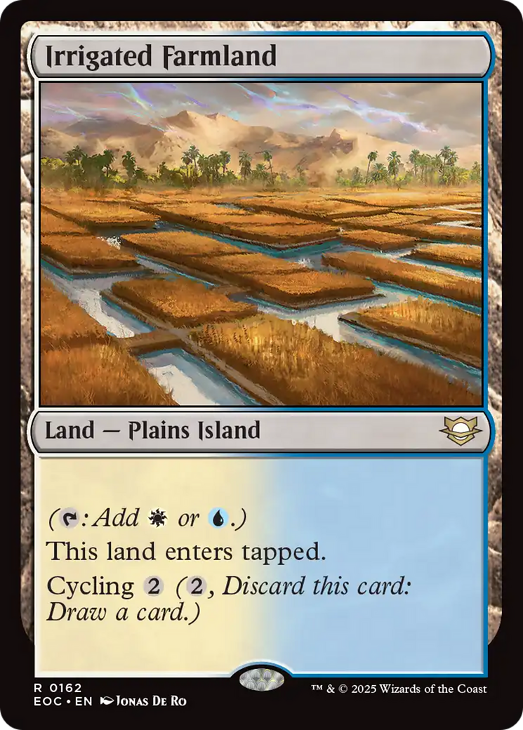 Irrigated Farmland [Edge of Eternities Commander] | Card Citadel