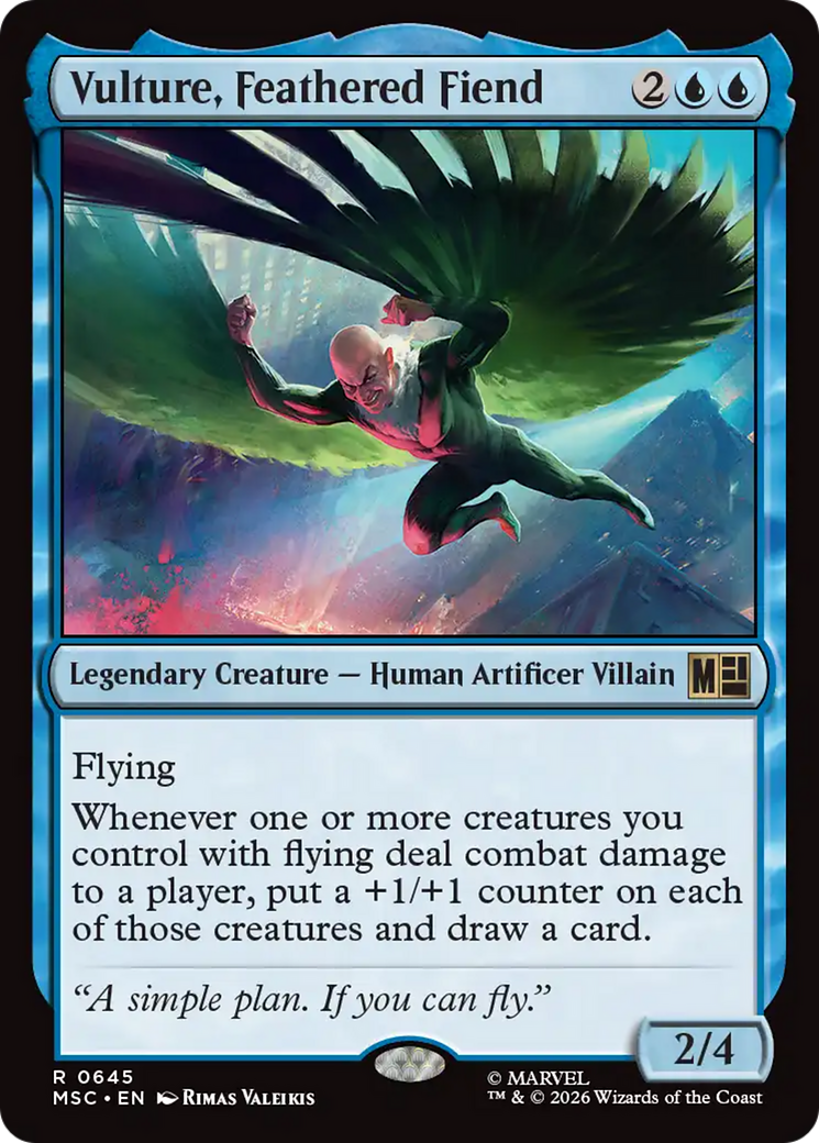 Vulture, Feathered Fiend [Marvel Super Heroes Commander] | Card Citadel