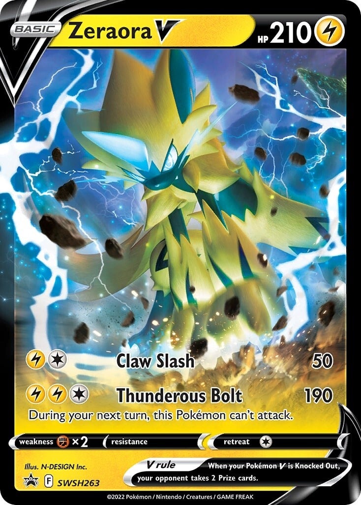 Zeraora V (SWSH263) [Sword & Shield: Black Star Promos] | Card Citadel