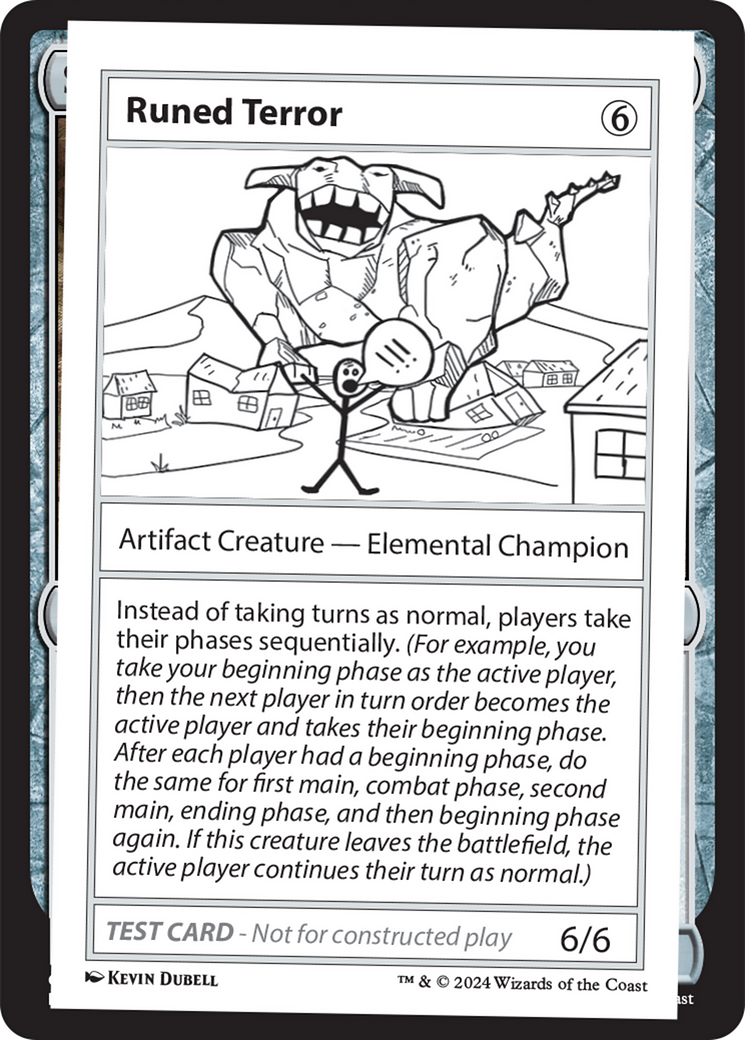 Runed Terror [Mystery Booster 2 Playtest Cards] | Card Citadel