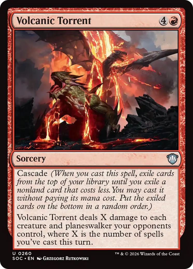 Volcanic Torrent [Secrets of Strixhaven Commander] | Card Citadel