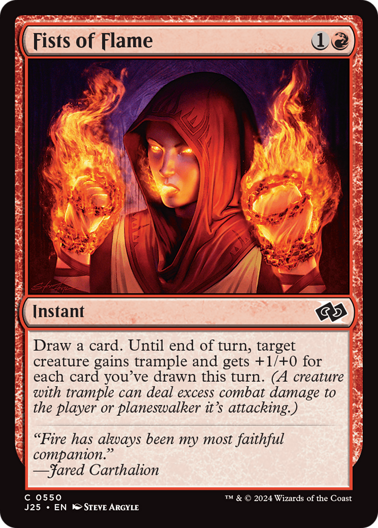 Fists of Flame [Foundations Jumpstart] | Card Citadel