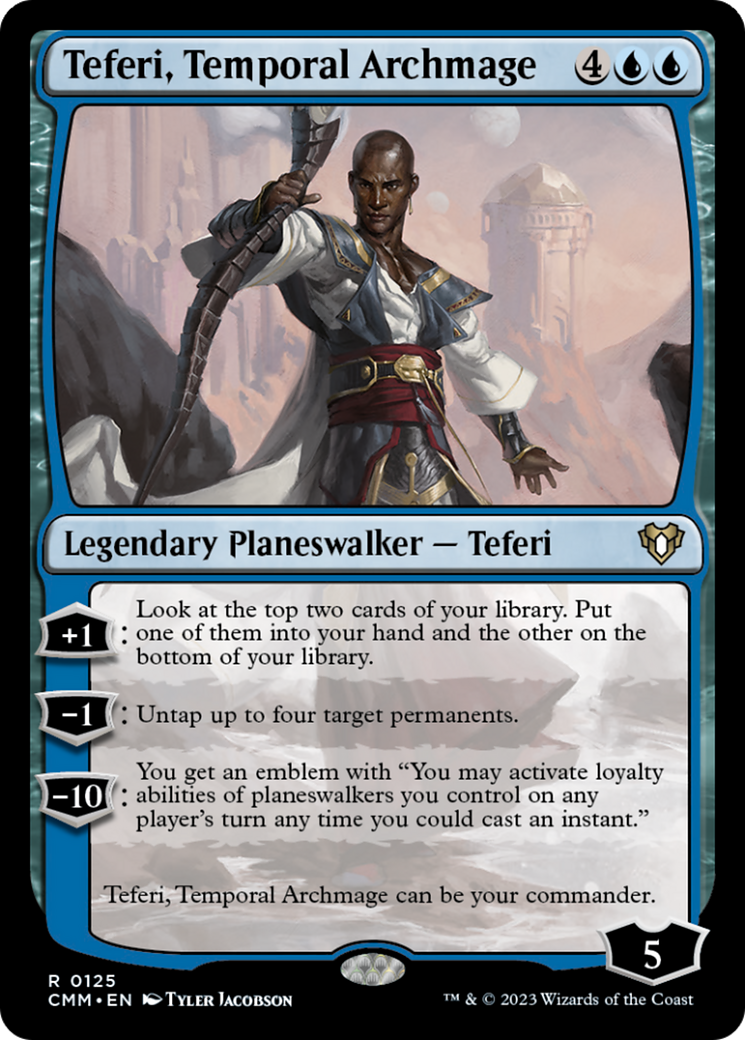 Teferi, Temporal Archmage [Commander Masters] | Card Citadel