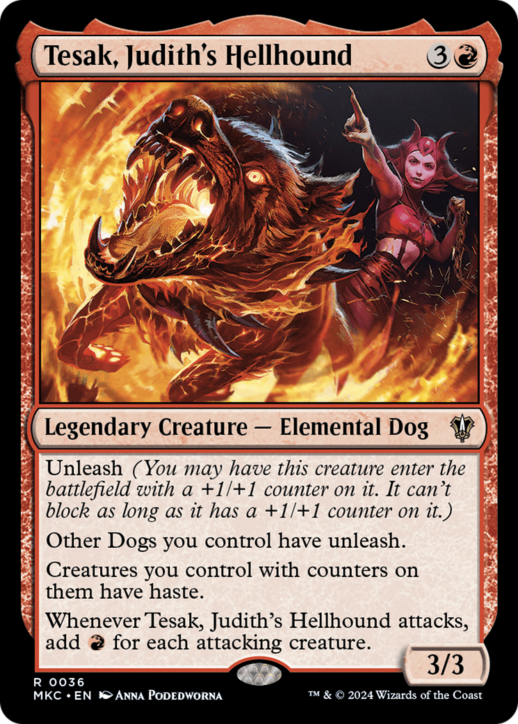 Tesak, Judith's Hellhound [Murders at Karlov Manor Commander] | Card Citadel