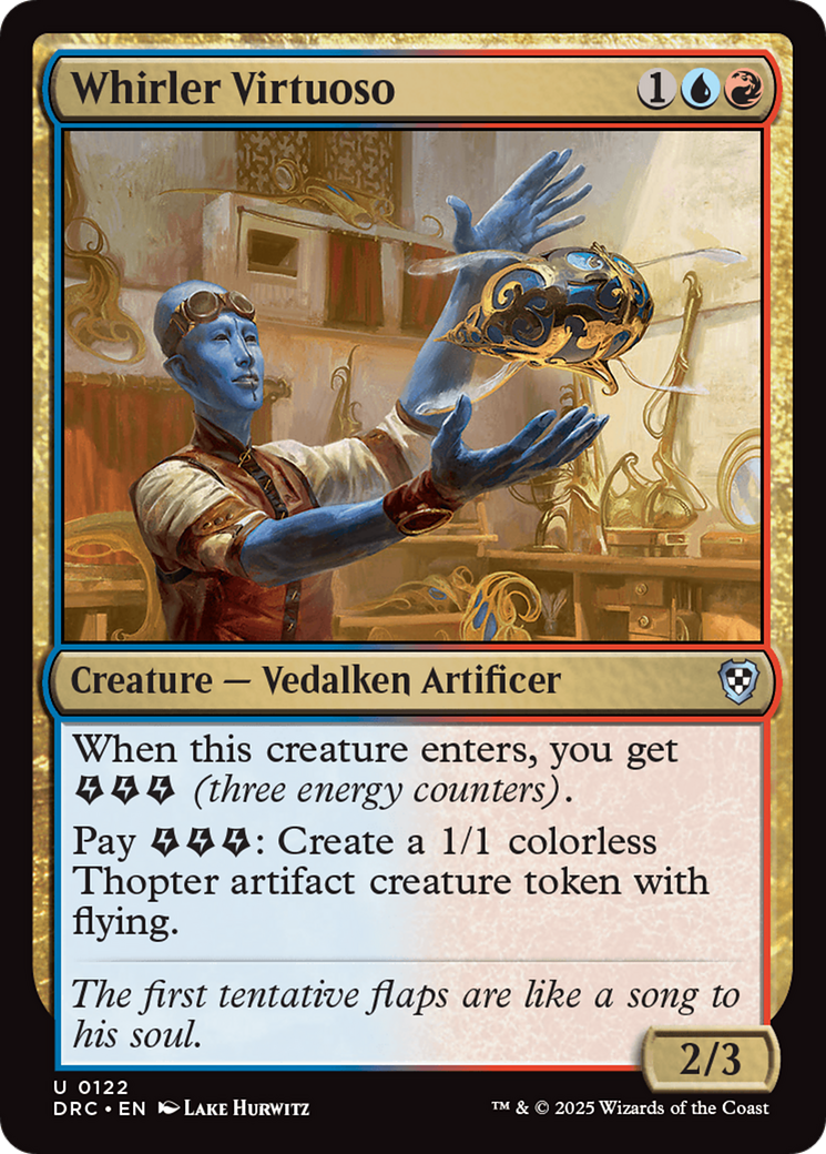 Whirler Virtuoso [Aetherdrift Commander] | Card Citadel