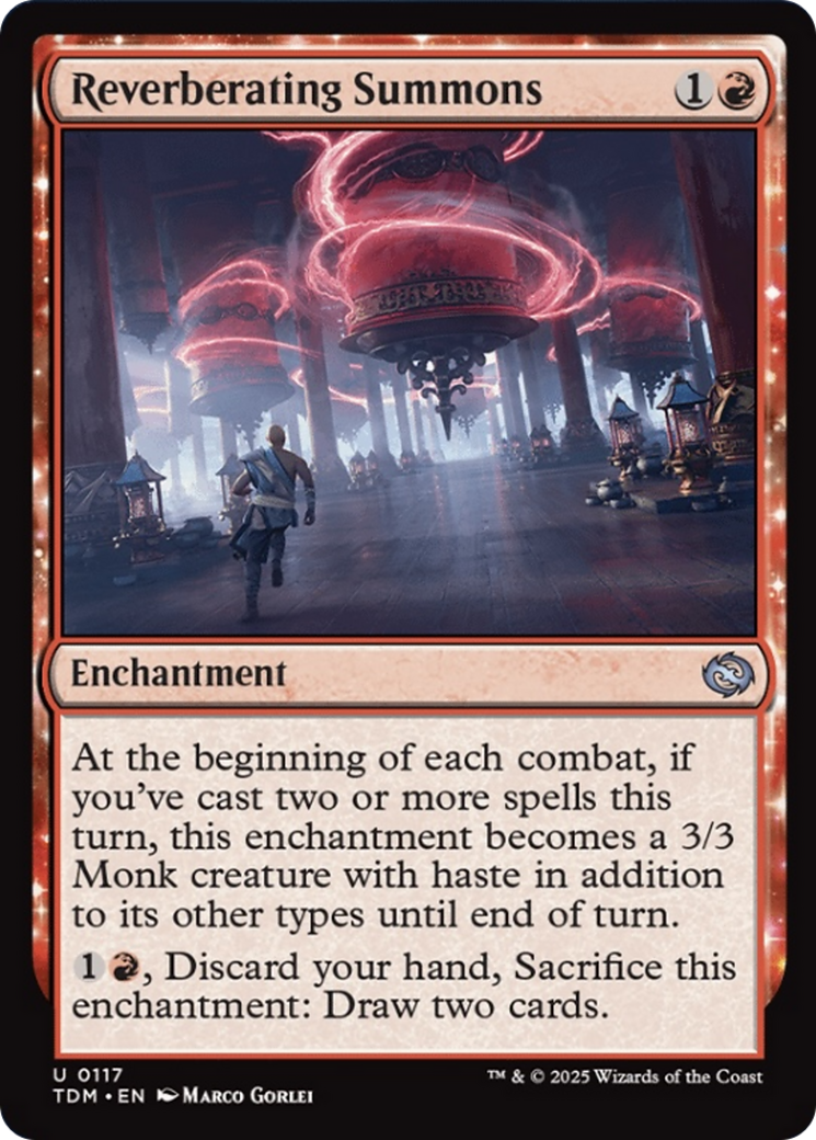 Reverberating Summons [Tarkir: Dragonstorm] | Card Citadel