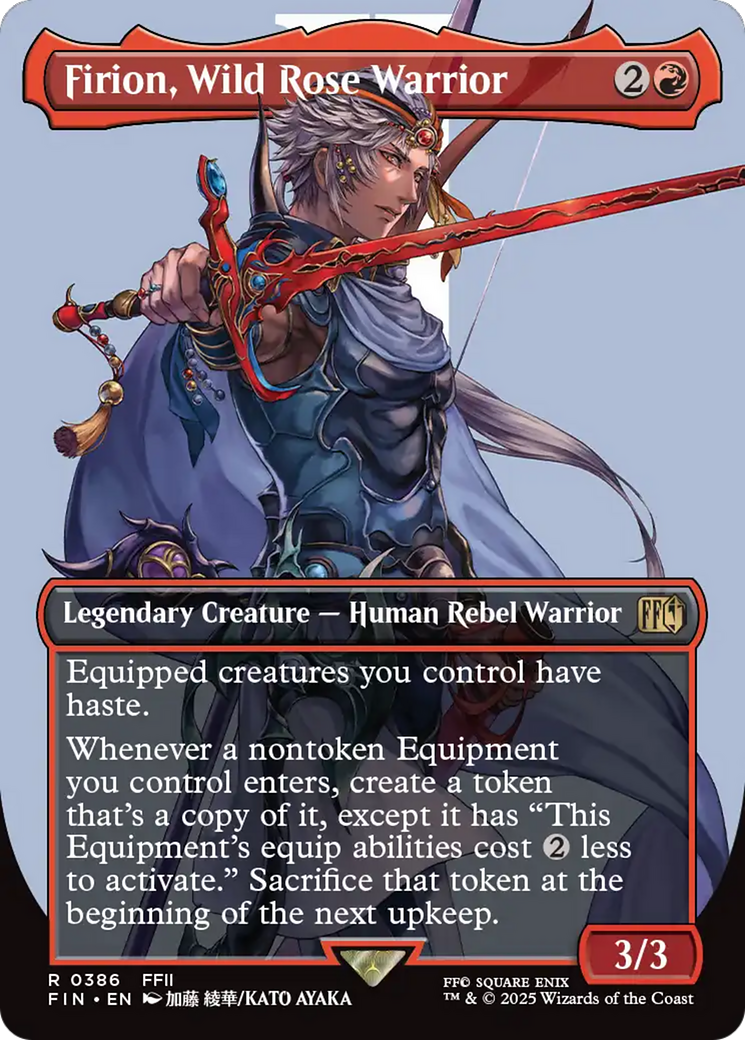 Firion, Wild Rose Warrior (Borderless) [FINAL FANTASY] | Card Citadel