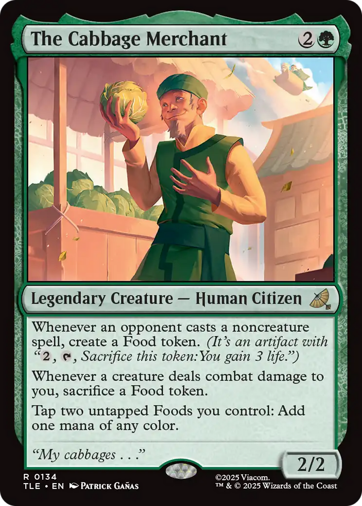 The Cabbage Merchant [Avatar: The Last Airbender: Eternal-Legal] | Card Citadel