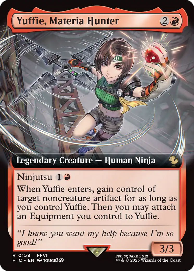 Yuffie, Materia Hunter (Extended Art) [FINAL FANTASY Commander] | Card Citadel