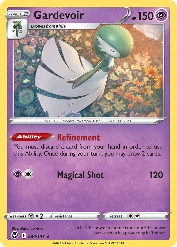 Gardevoir (069/195) (Theme Deck Exclusive) [Sword & Shield: Silver Tempest] | Card Citadel