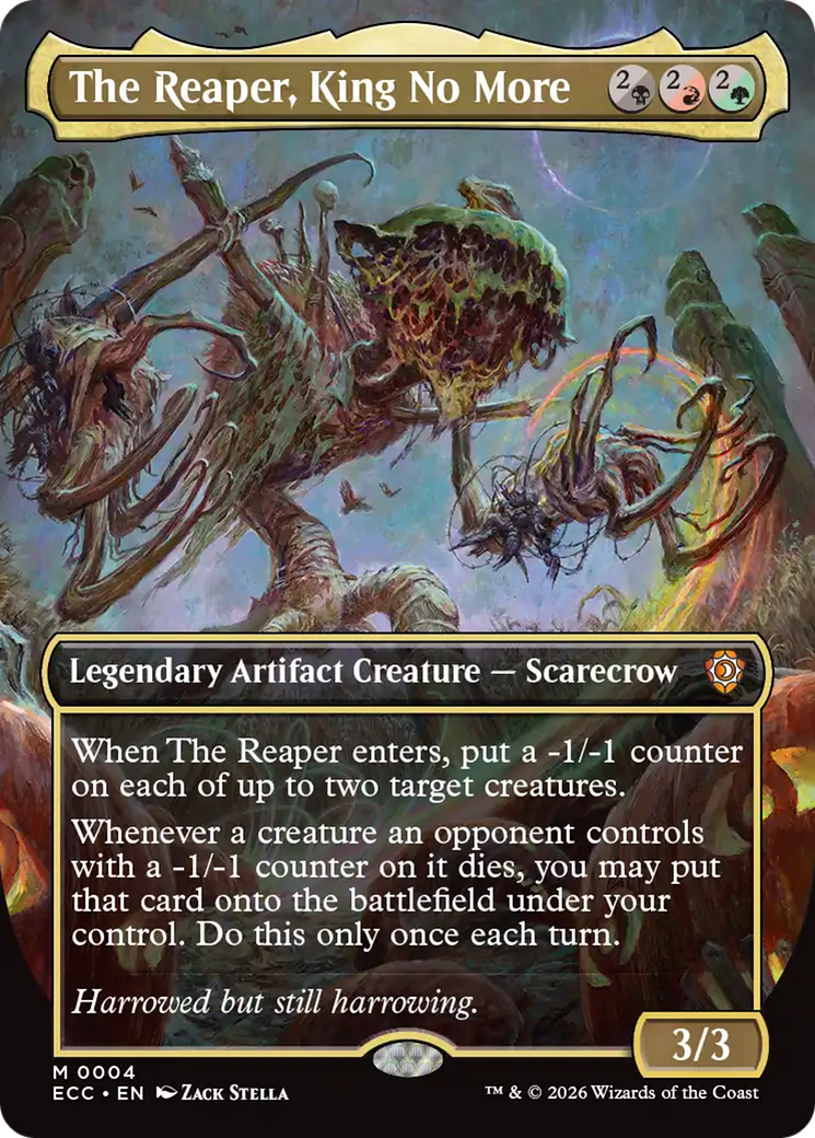 The Reaper, King No More (Borderless) [Lorwyn Eclipsed Commander] | Card Citadel
