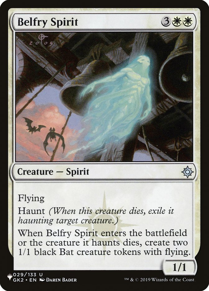 Belfry Spirit [The List] | Card Citadel