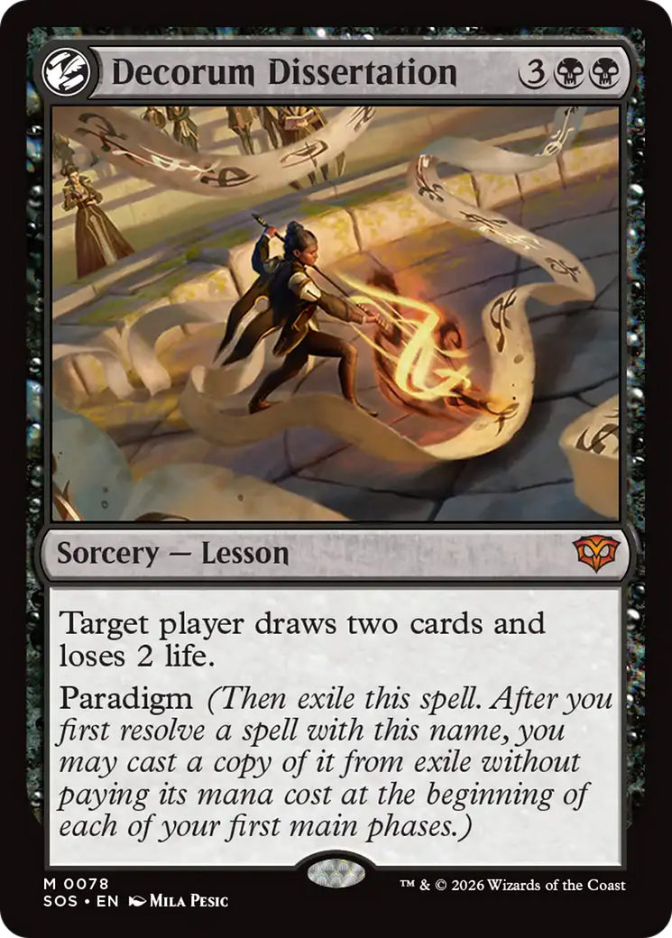 Decorum Dissertation [Secrets of Strixhaven] | Card Citadel