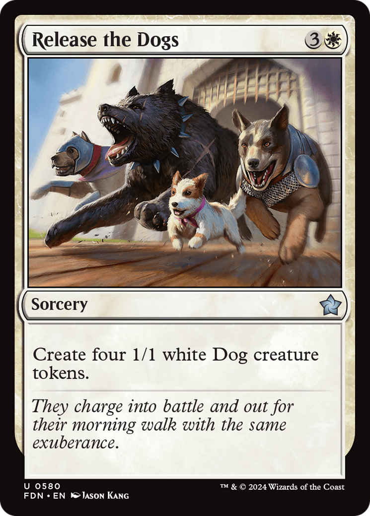 Release the Dogs [Foundations] | Card Citadel