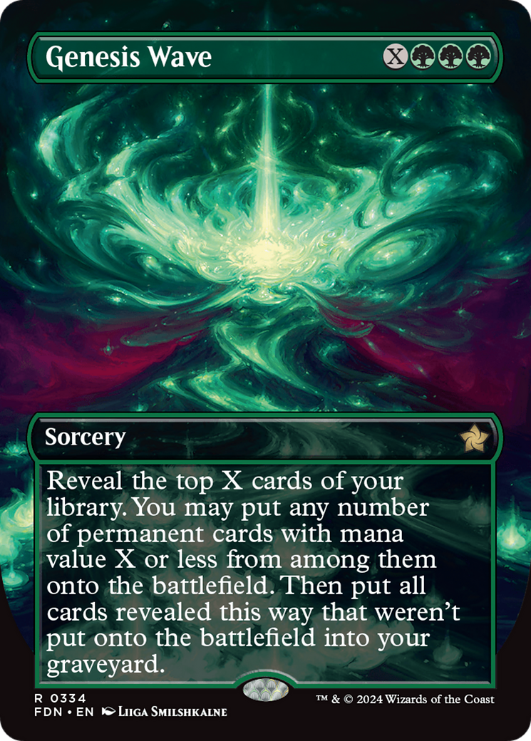 Genesis Wave (Borderless) [Foundations] | Card Citadel