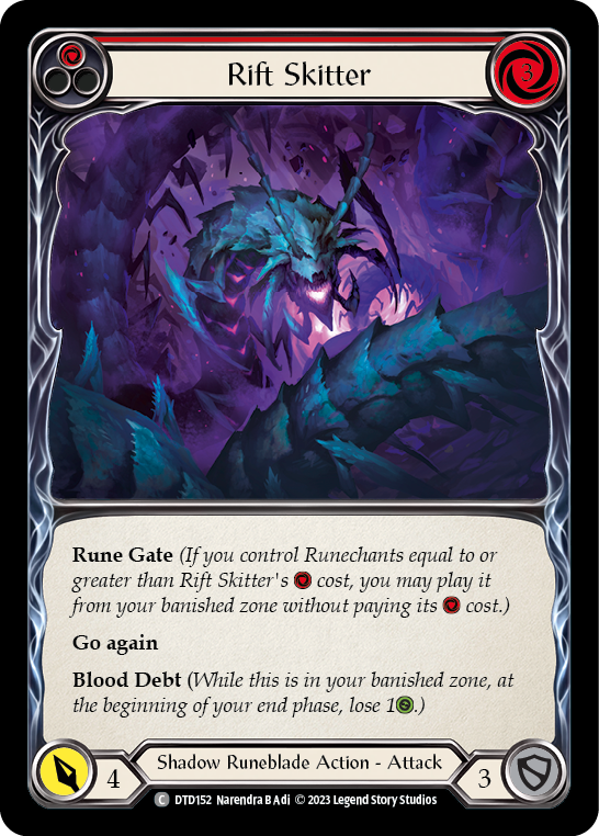 Rift Skitter (Red) [DTD152] (Dusk Till Dawn) | Card Citadel