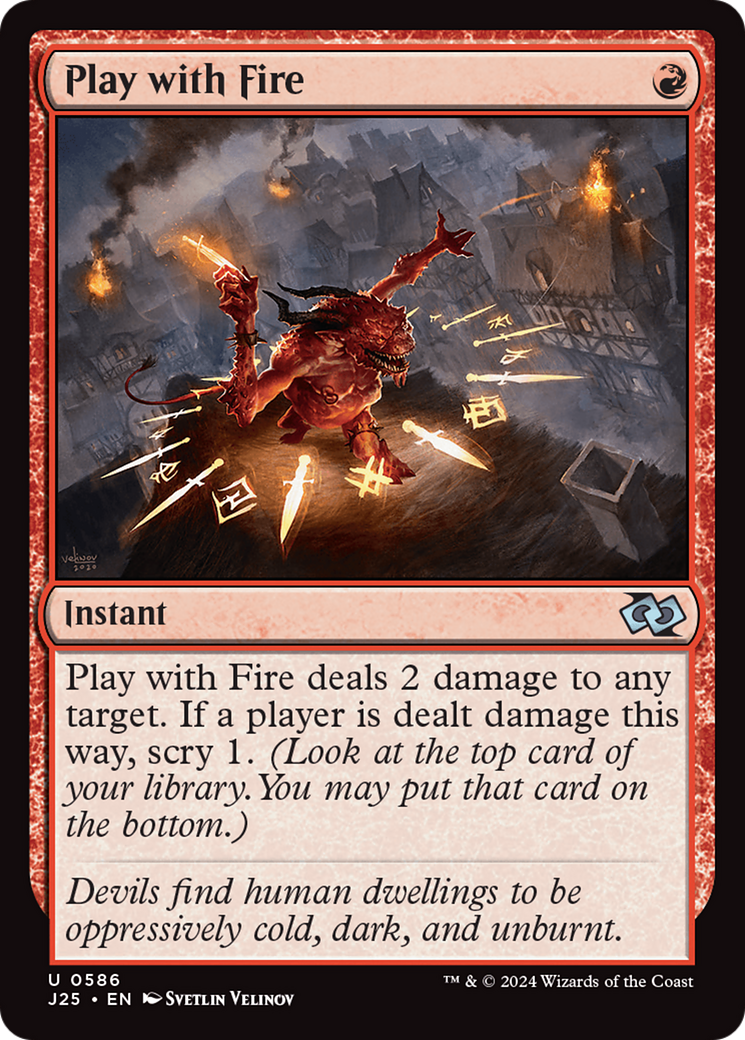 Play with Fire [Foundations Jumpstart] | Card Citadel